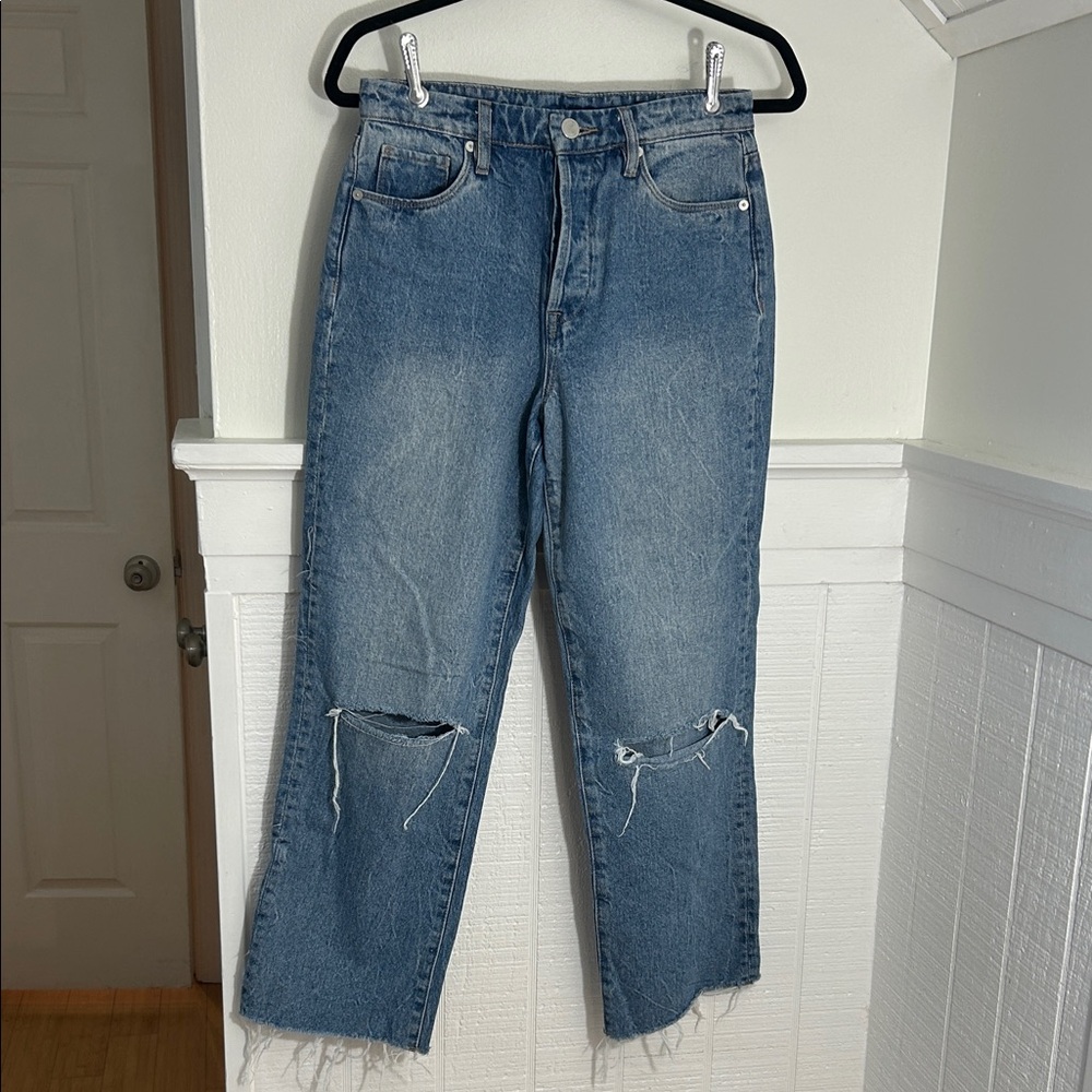 Blank NYC The Baxter Ribcage Straight Leg Denim Jeans size 25